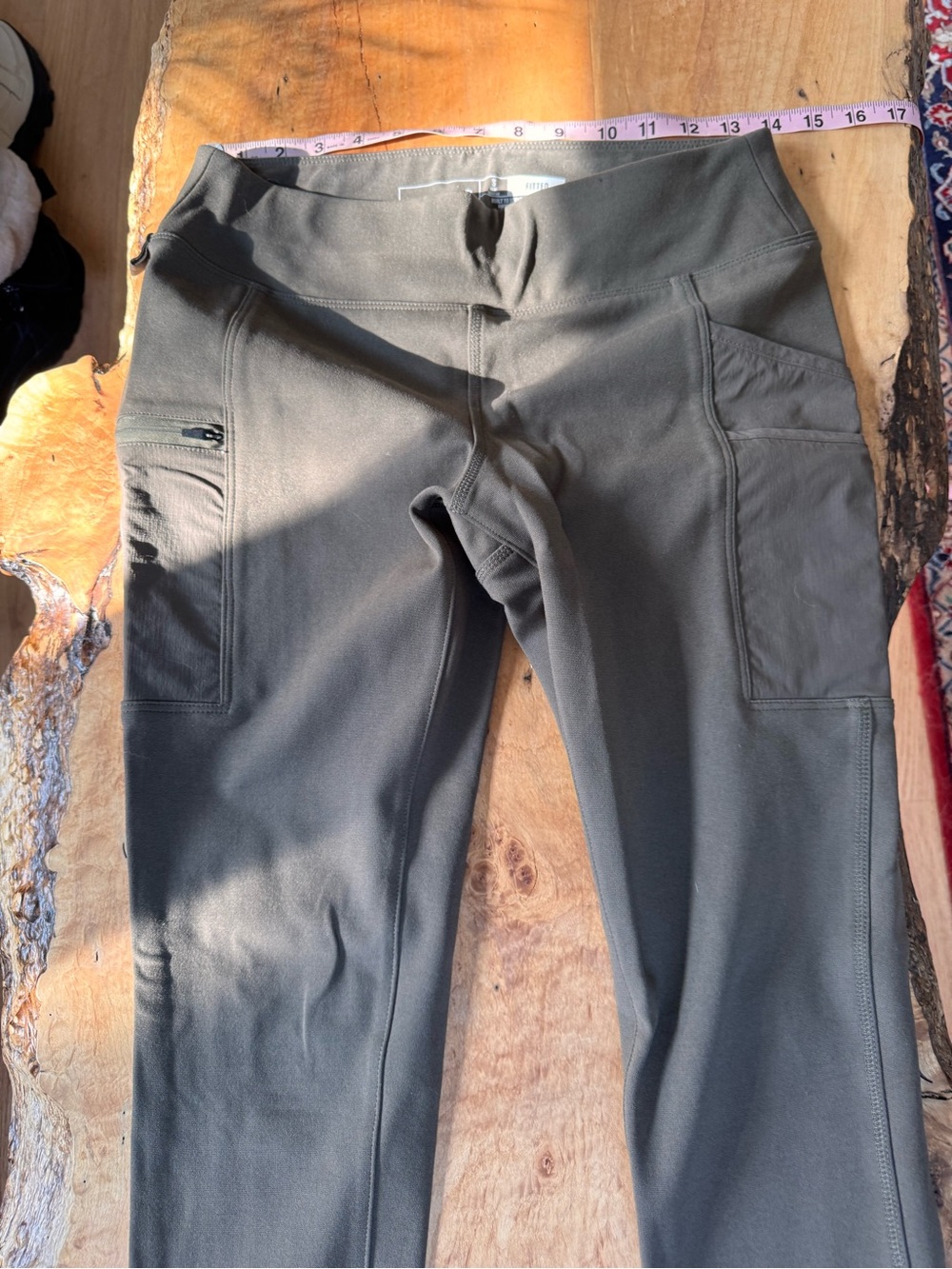 Carhart Women’s S (4/6) Stretchy Performance Cargo Pants Leggings Side Pockets